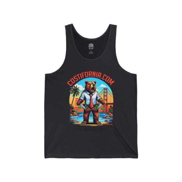 Tank Top - Costifornia Brand Expensive Living Costs in California Design - Image 5