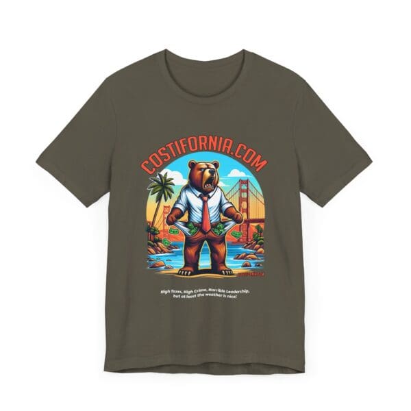 Costifornia Unisex Tee - Expensive California Living Shirt - Image 7