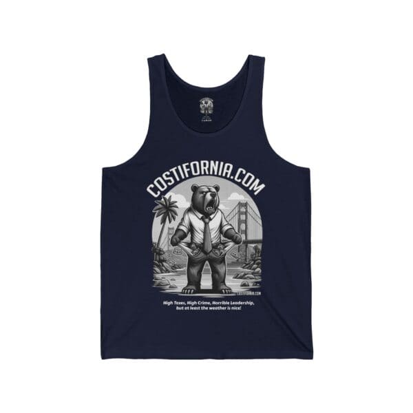 Tank Top - Costifornia Brand Expensive Living Costs in California Design - Image 17