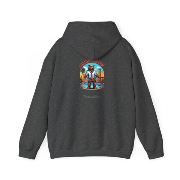Hooded Sweatshirt - Costifornia Brand Expensive Living Costs in California Design - Image 14