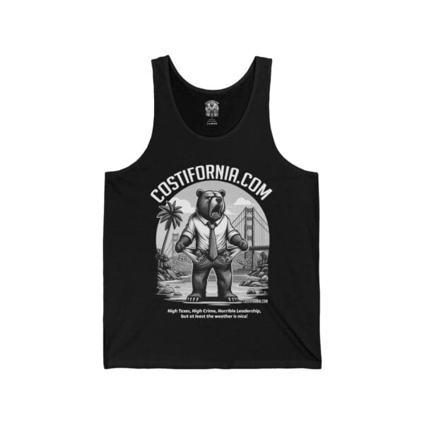 Tank Top - Costifornia Brand Expensive Living Costs in California Design - Image 3