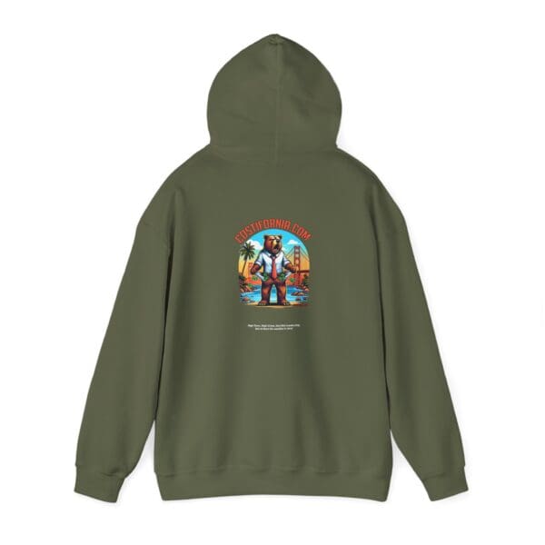 Hooded Sweatshirt - Costifornia Brand Expensive Living Costs in California Design - Image 11