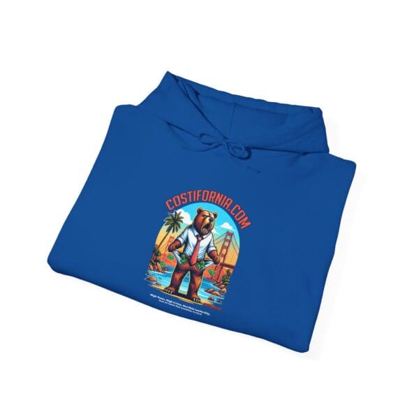 Hooded Sweatshirt - Costifornia Brand Expensive Living Costs in California Design - Image 20