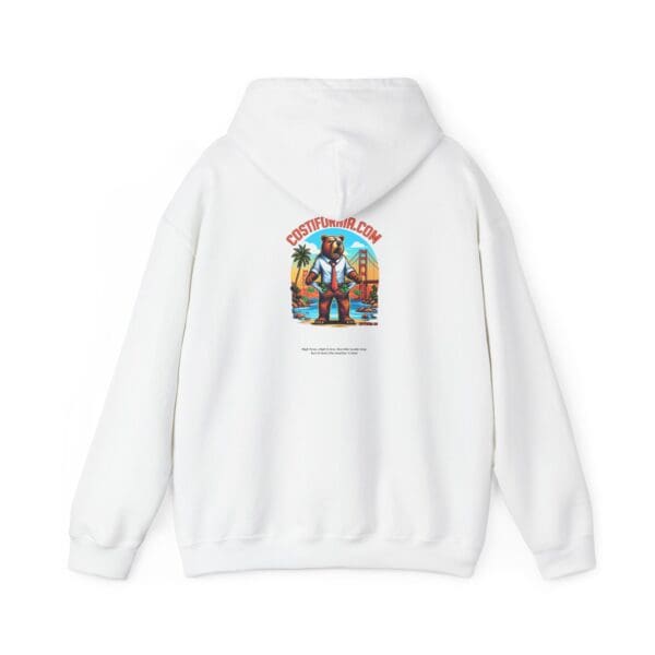 Hooded Sweatshirt - Costifornia Brand Expensive Living Costs in California Design - Image 2