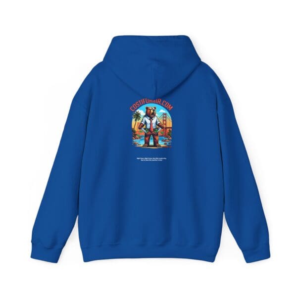 Hooded Sweatshirt - Costifornia Brand Expensive Living Costs in California Design - Image 18
