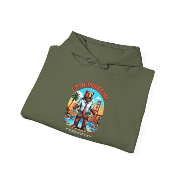 Hooded Sweatshirt - Costifornia Brand Expensive Living Costs in California Design - Image 12