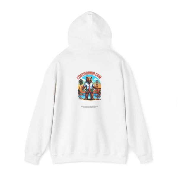 Hooded Sweatshirt - Costifornia Brand Expensive Living Costs in California Design - Image 3