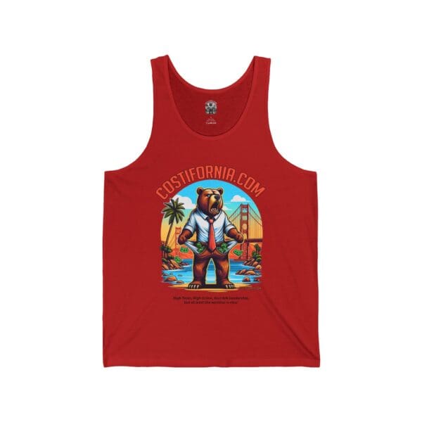 Tank Top - Costifornia Brand Expensive Living Costs in California Design - Image 17
