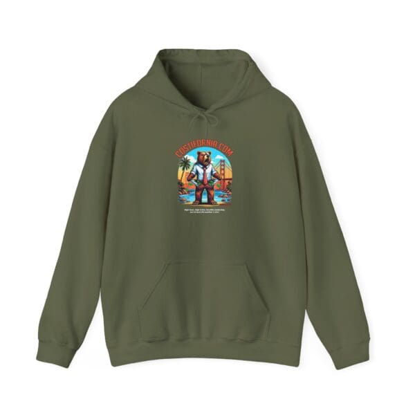 Hooded Sweatshirt - Costifornia Brand Expensive Living Costs in California Design - Image 9