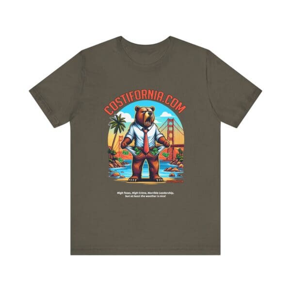Costifornia Unisex Tee - Expensive California Living Shirt - Image 5