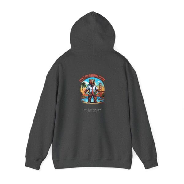 Hooded Sweatshirt - Costifornia Brand Expensive Living Costs in California Design - Image 15