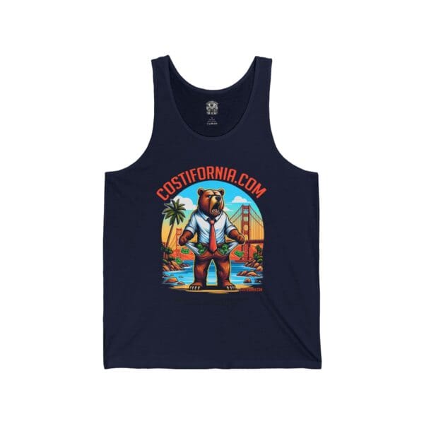 Tank Top - Costifornia Brand Expensive Living Costs in California Design - Image 15