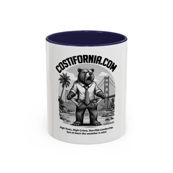 Coffee Mug - Expensive Living Costs in California Design - Image 5