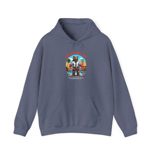 Hooded Sweatshirt - Costifornia Brand Expensive Living Costs in California Design - Image 25
