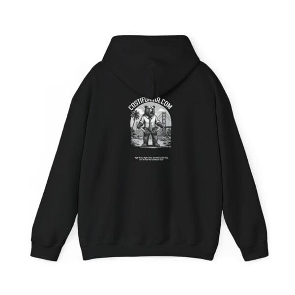 Hooded Sweatshirt Expensive Living Costs in California Design - Image 6