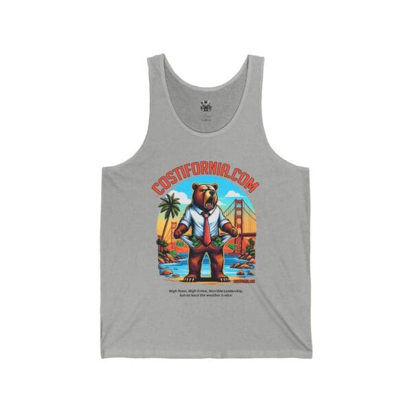 Tank Top - Costifornia Brand Expensive Living Costs in California Design - Image 11